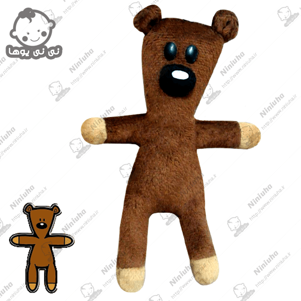 خرید عروسک خرس تدی مستربین مدل کارتونی - حدود 60 سانتیمتری